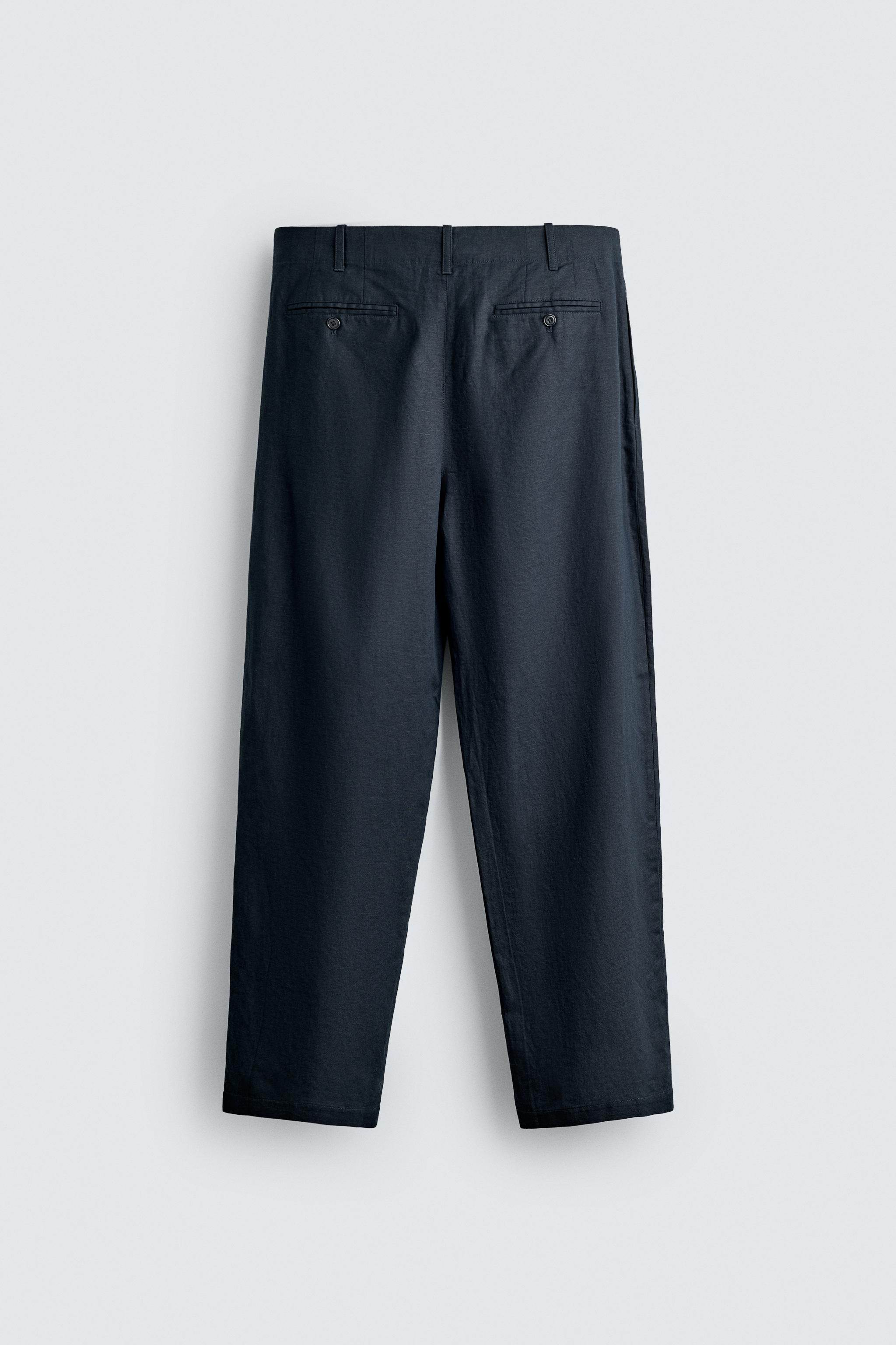 PANTALON COUPE DÉCONTRACTÉE CHANVRE - COTON