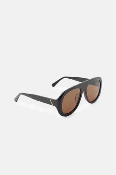 LUNETTES DE SOLEIL MASQUE - Marron de Zara - Image 2