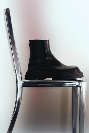 CHUNKY CHELSEA BOOTS - Black by Zara