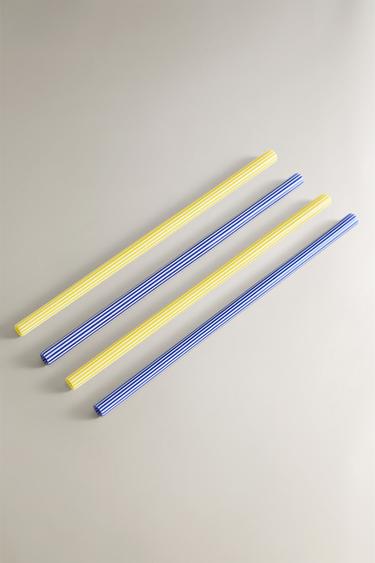 LOT PATÈRES BOROSILICATO RAYURES (LOT DE 4) - rayures de Zara - Image 1