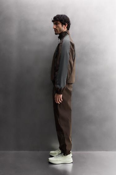 PANTALON TECHNIQUE COLOR BLOCK FOOTBALL - Bordeaux de Zara