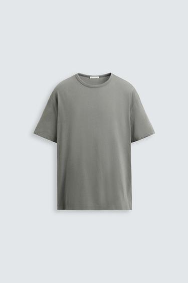 BASIC LIGHTWEIGHT T-SHIRT - Grey by Zara