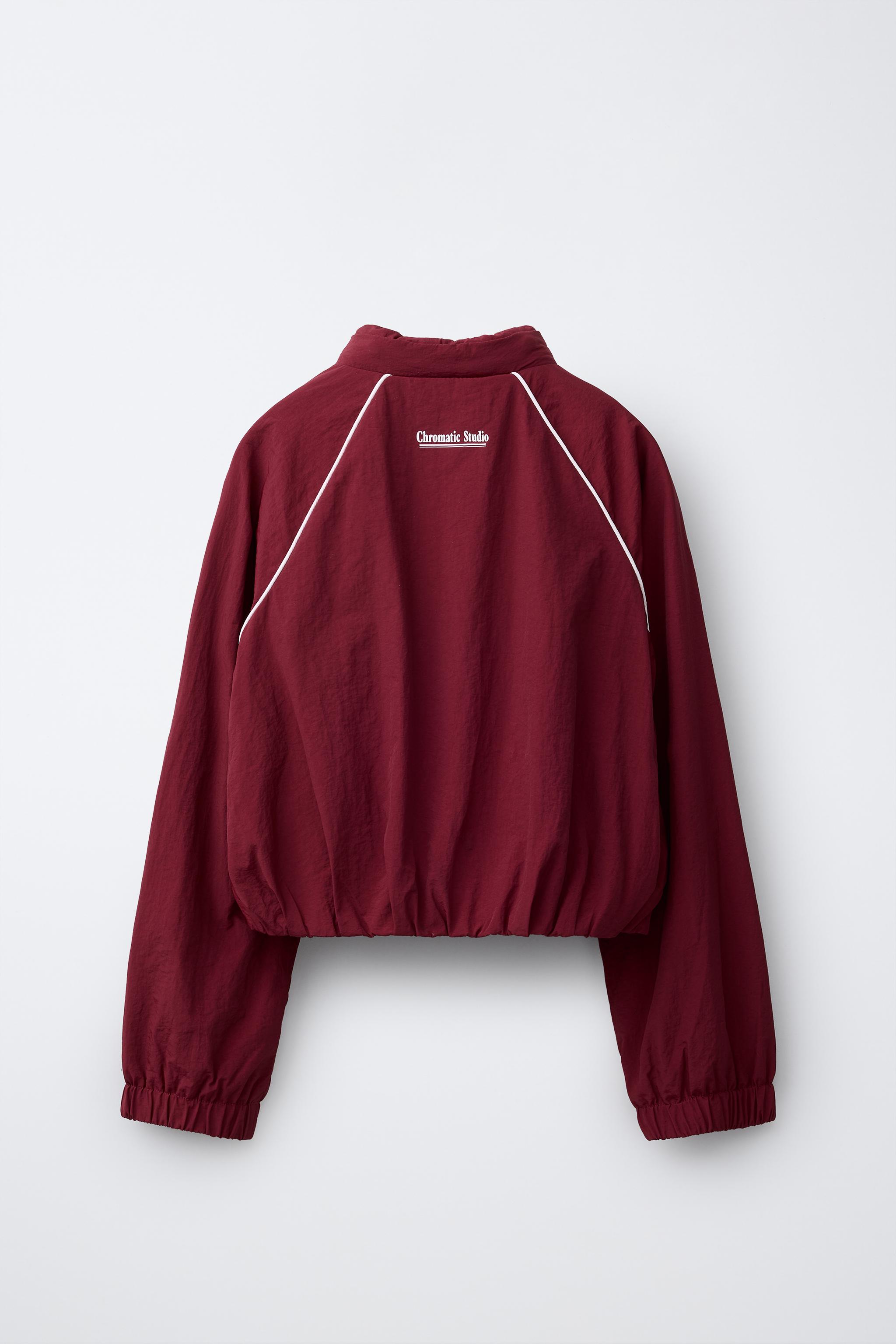 BLOUSON SPORT À LISERÉS CONTRASTANTS