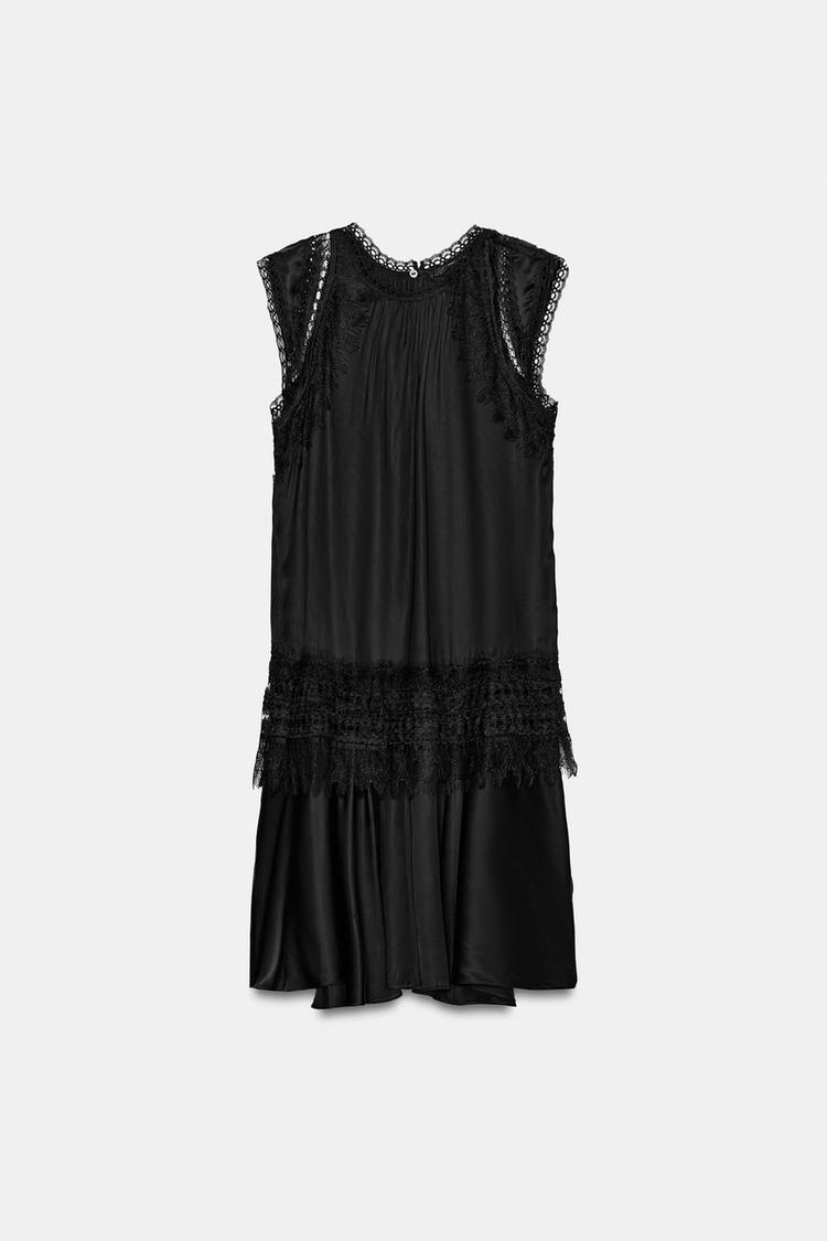 Vestido mini de encaje ZW COLLECTION 6