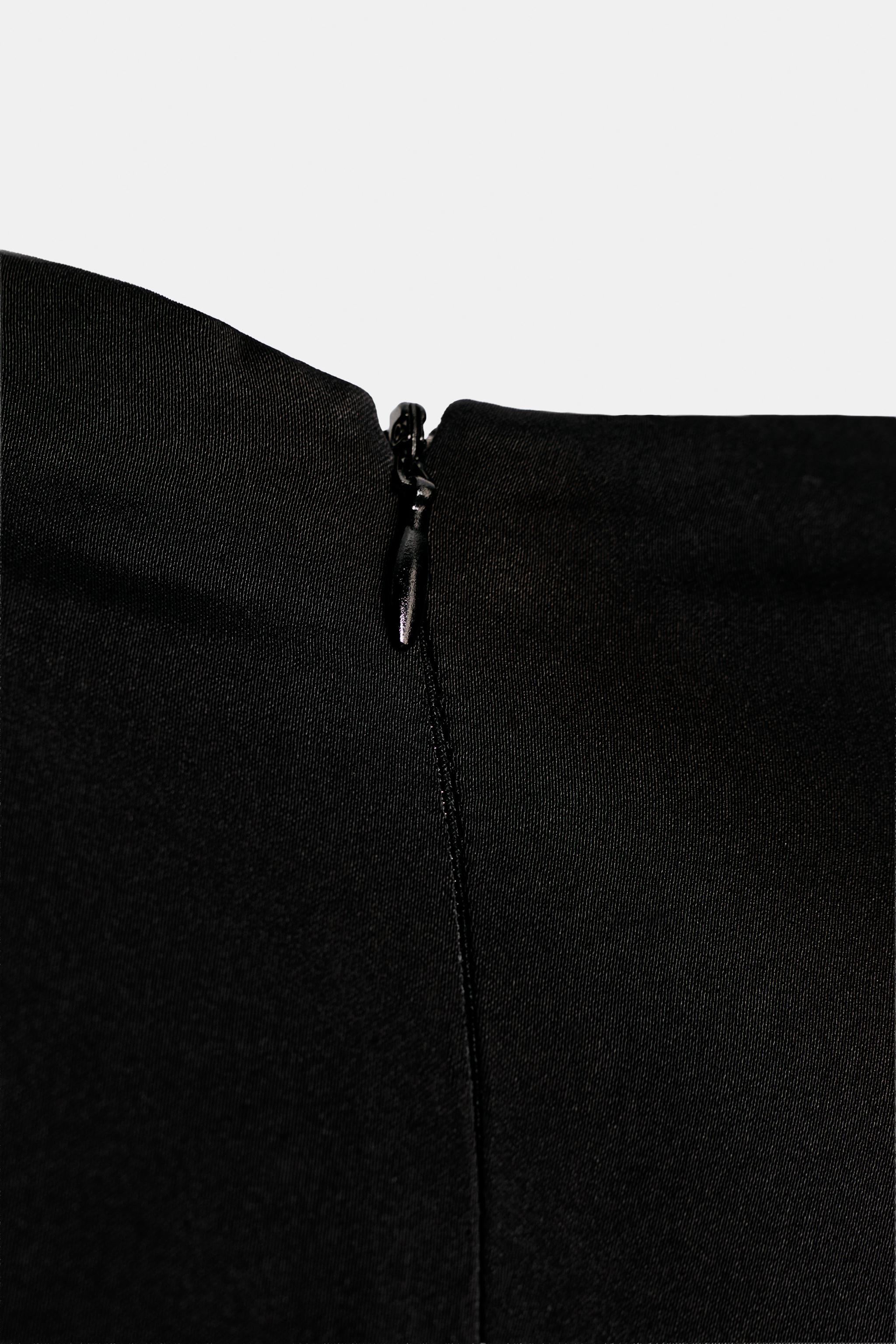 ZW COLLECTION SATIN SHOULDER PAD TOP
