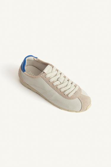 CTTN LTHR SNKRS - Gris de Zara - Image 5