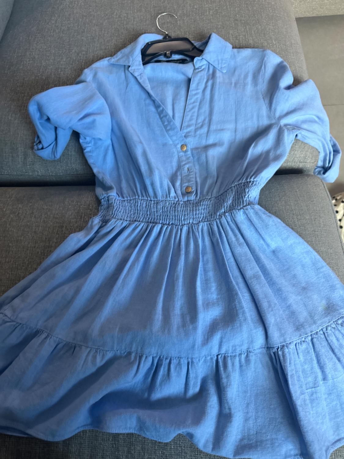 VESTIDO CON LINO