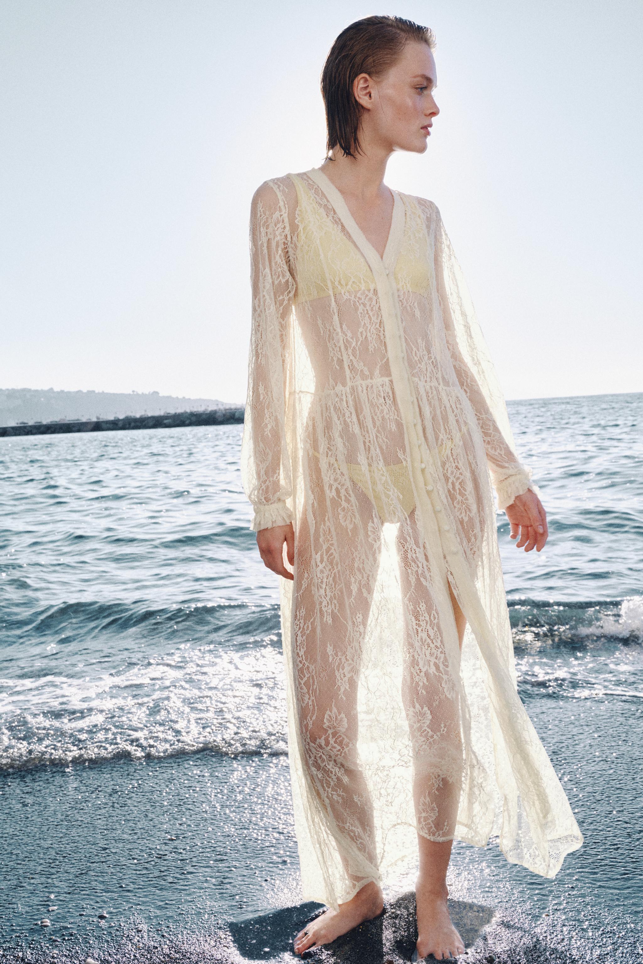 Women's Long Sleeve Dresses | ZARA United States Women's Long Sleeve Dresses | ZARA United States