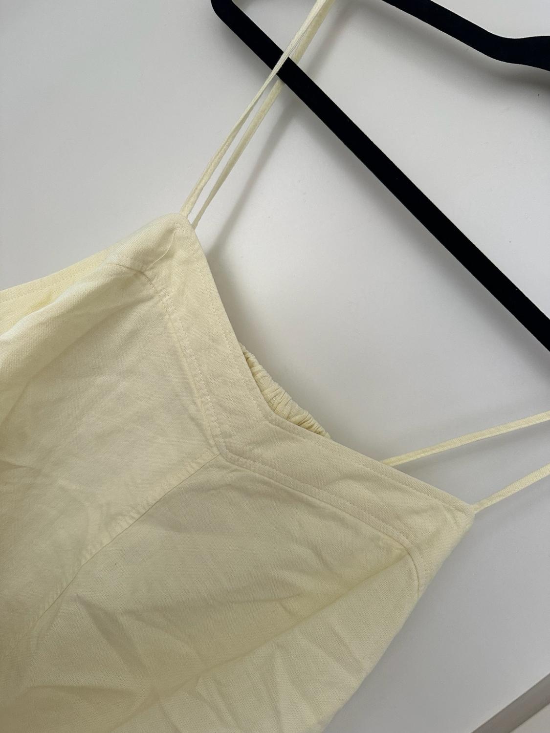 LINEN BLEND BALLOON TOP - Image 3
