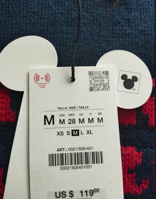 MICKEY SILHOUETTE TEXT JUMPER HARRY LAMBERT FOR ZARA X DISNEY - Image 7