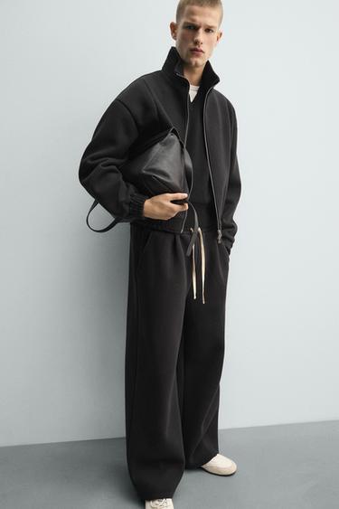 TECHNICAL PLEATED JOGGERS - Black by Zara - Image 5