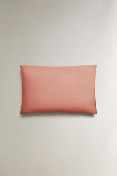 TAIE D’OREILLER PERCALE DE COTON (200 FILS) - Corail de Zara - Image 3