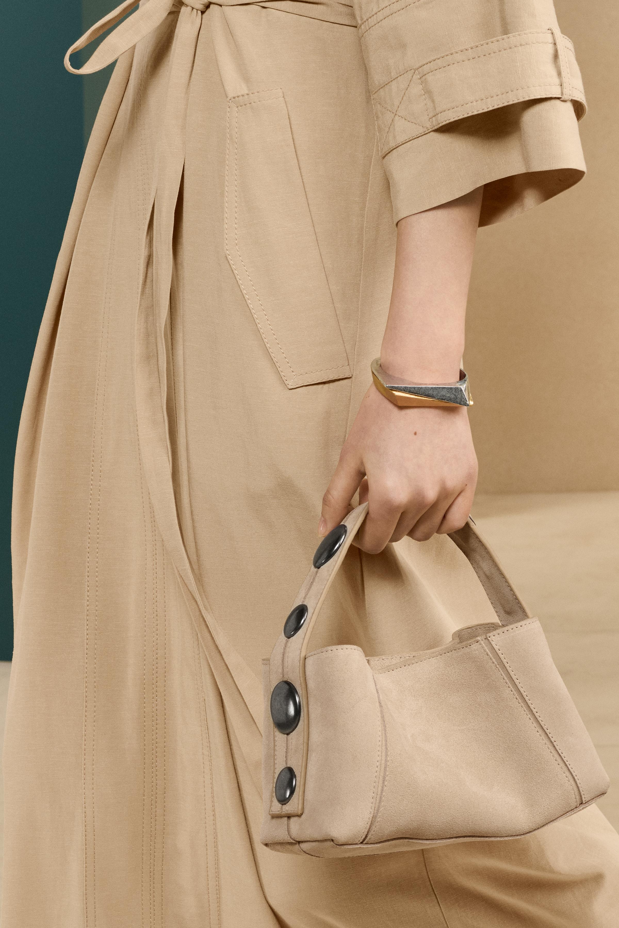 【ZARA】BRCLT 14 ゴールド/シルバー | 5697/001/881 Zoë Chicco 14k Gold Bar & Graduated Prong Diamond Bracelet