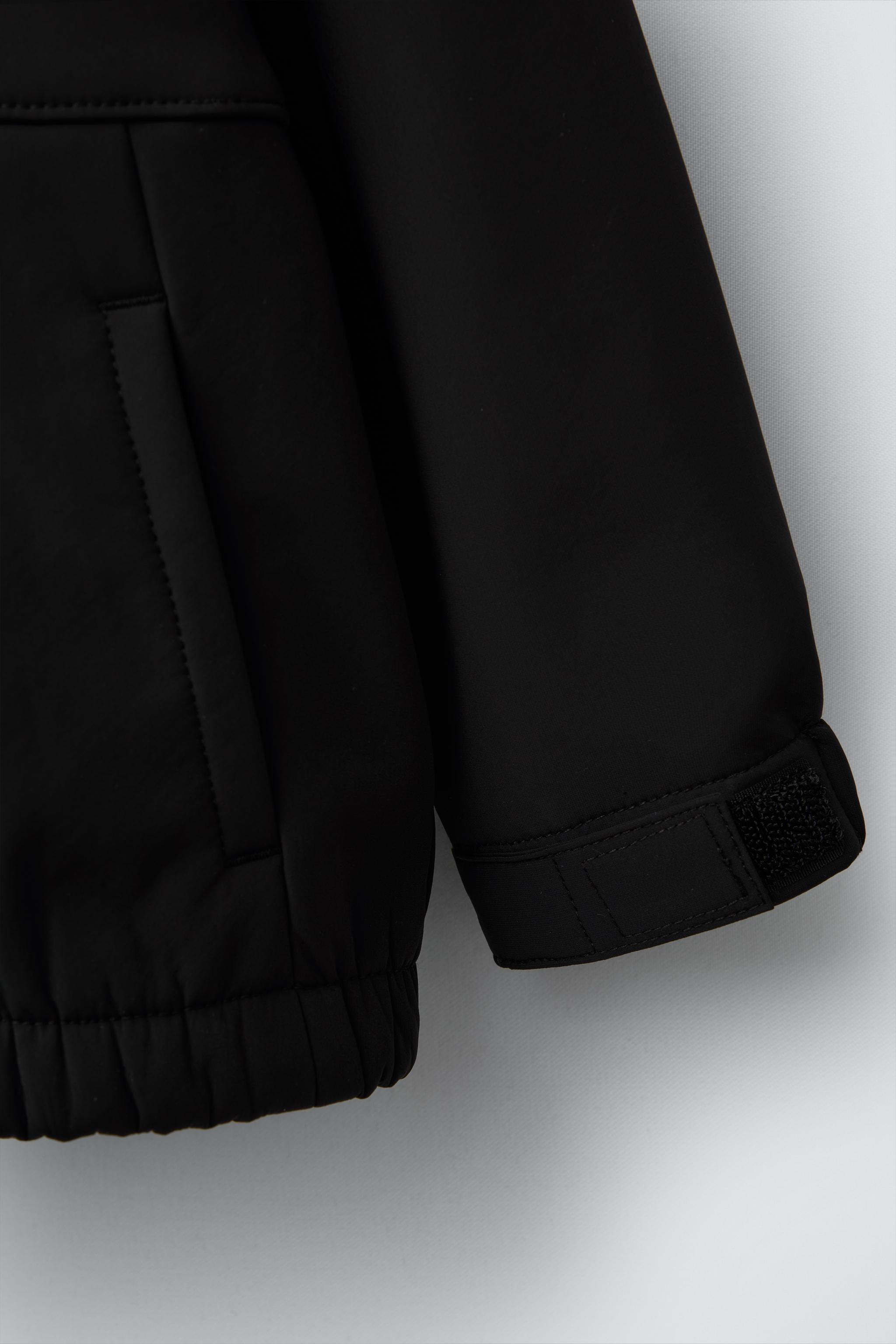 LINED HOODED JACKET - Black | ZARA United States
