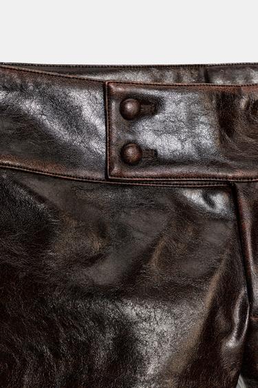 SHORT TAILLE BASSE - Marron de Zara - Image 6