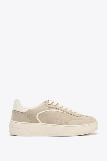 SOFT TRAINERS - Sand Brown by Zara