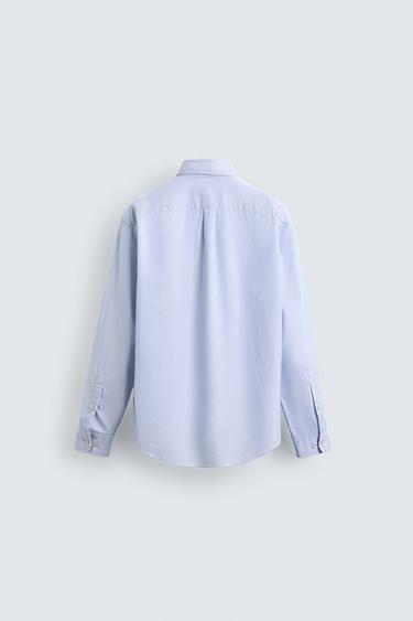CHEMISE REGULAR FIT À RAYURES - rayures de Zara - Image 6