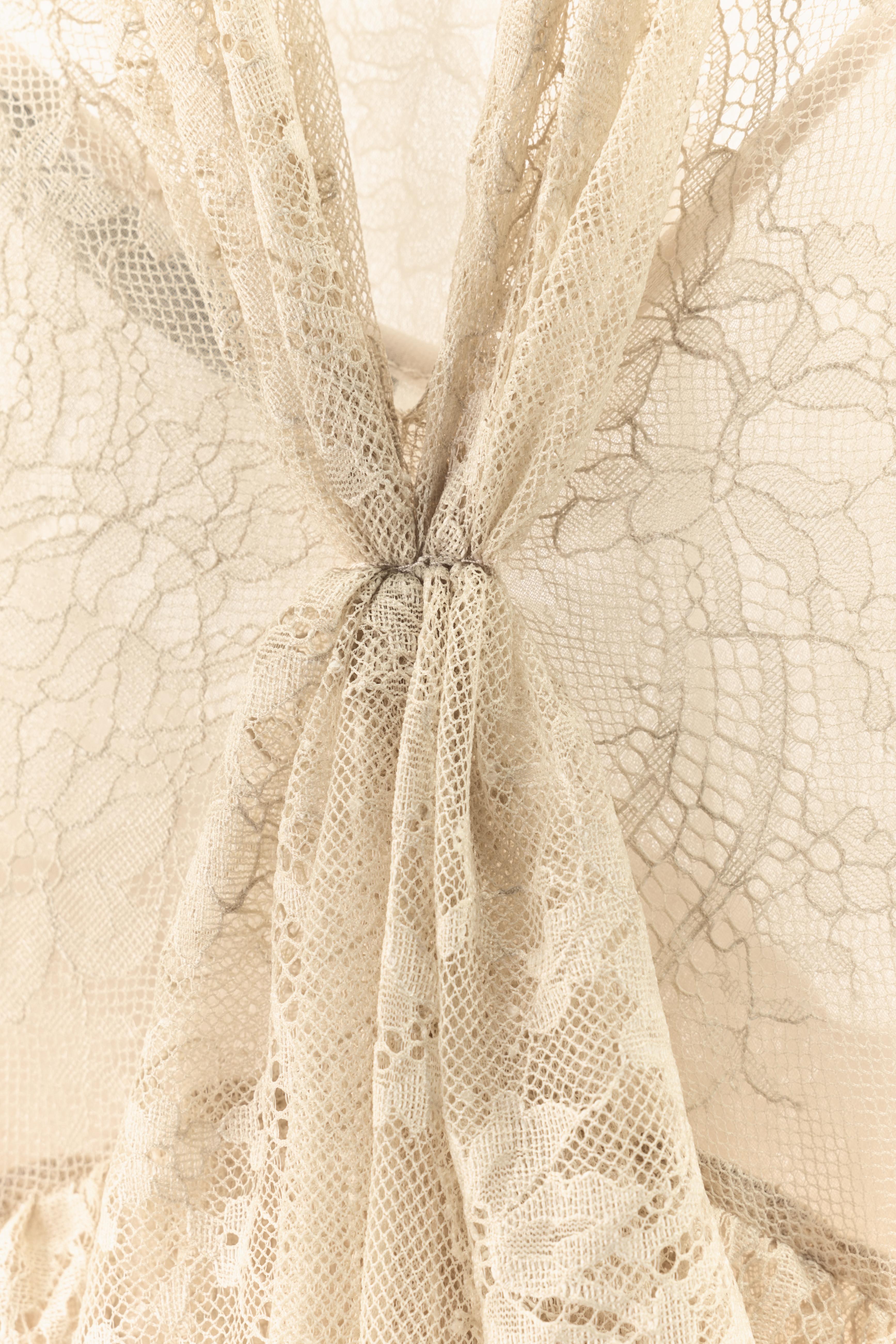 LACE RUFFLE DRESS ZW COLLECTION LIMITED EDITION