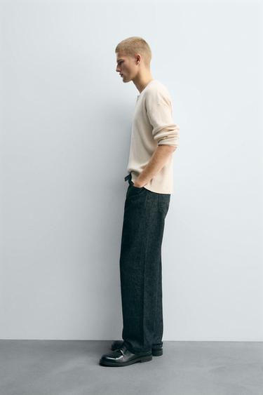 PULL STRUCTURÉ COUPE DÉCONTRACTÉE - Écru de Zara - Image 3