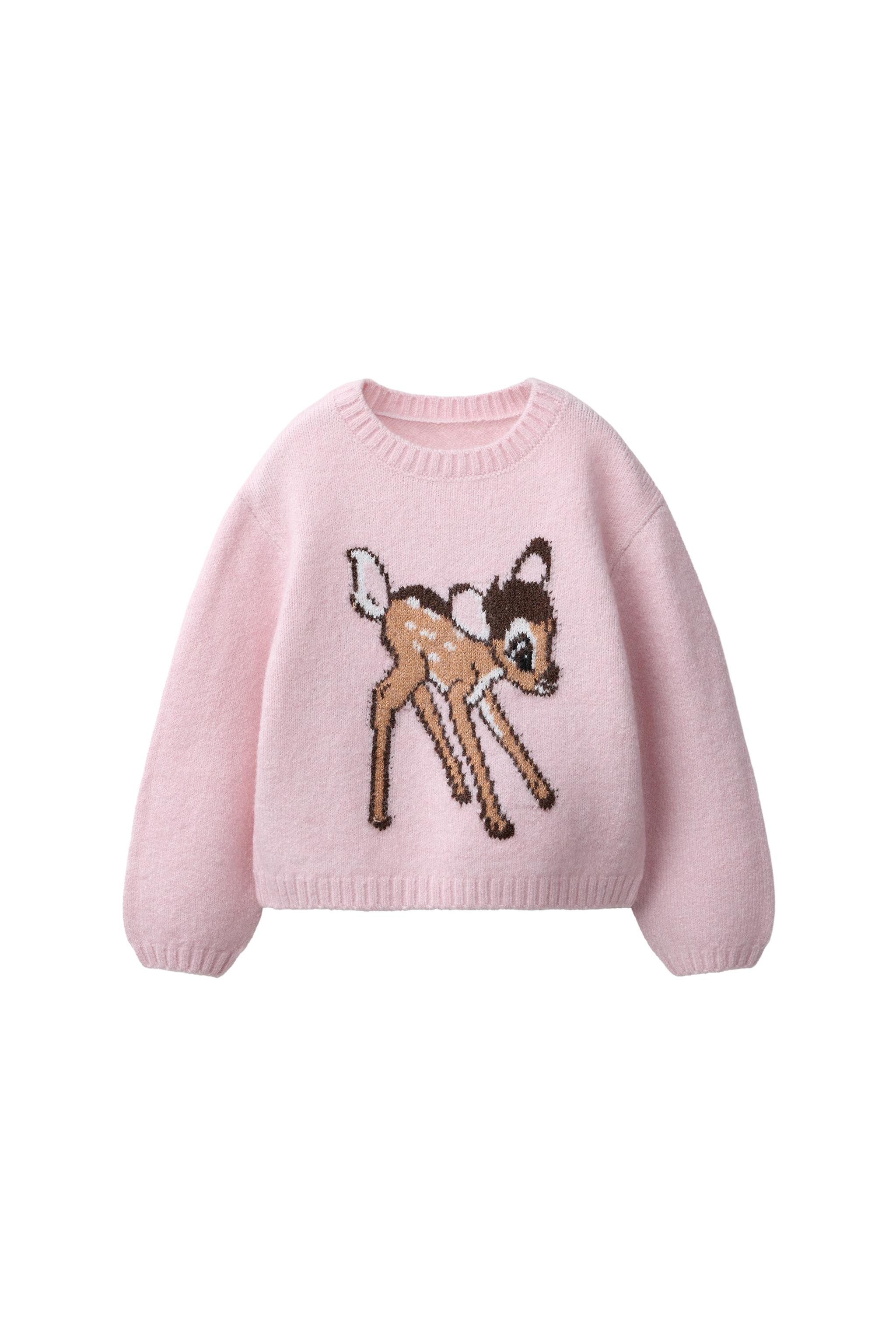 バンビ © ディズニー ニットセーター - ピンク | ZARA Japan / 日本