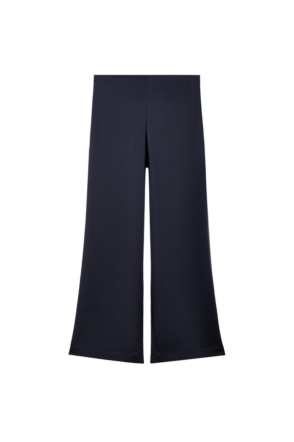 HIGH-WAISTED SATIN PANTS - image 3