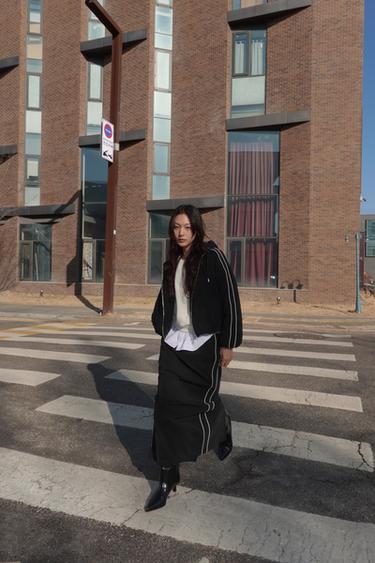 ベーシックポプリンシャツホワイトZaraのベーシックポプリンシャツ - ホワイト