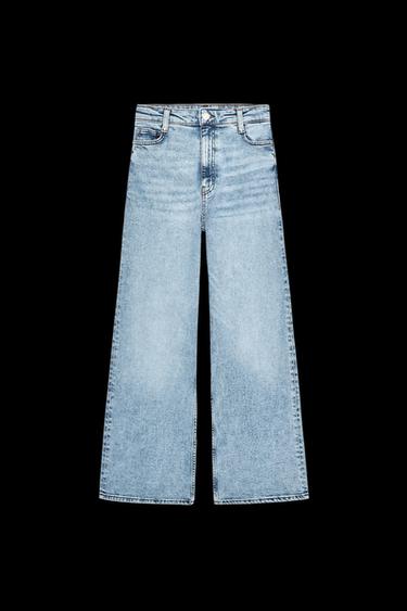 JEANS ZW COLLECTION PALAZZO HOHER BUND - Hellblau von Zara - Bild 0