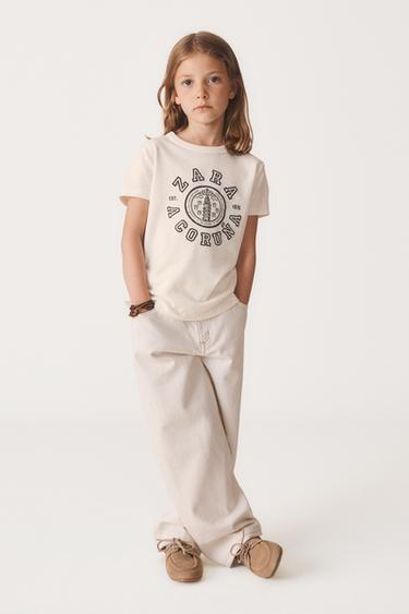 1/2–6 JAHRE/VARSITY-T-SHIRT ZUM 50. JAHRESTAG - Cremefarben von Zara - Bild 0