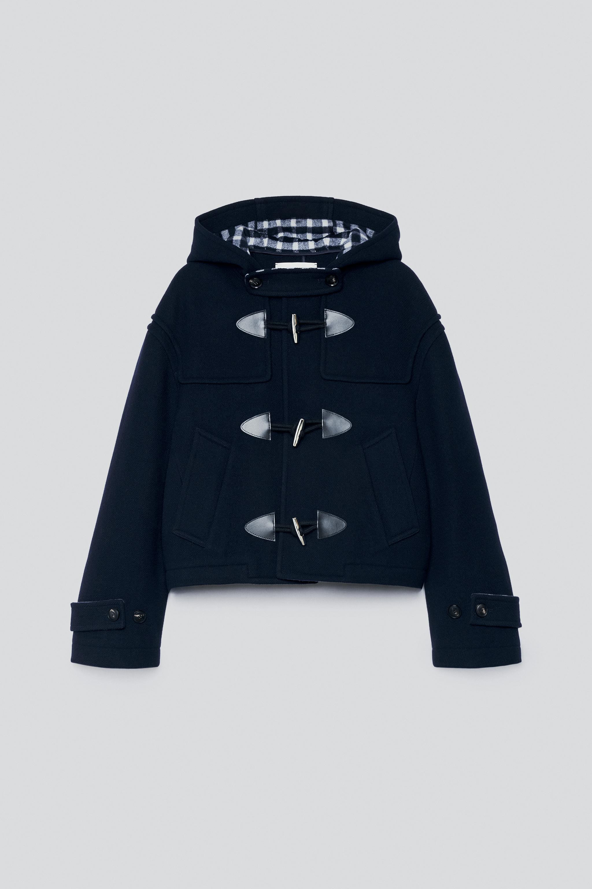 MANTEAU COURT FIT 100% LAINE