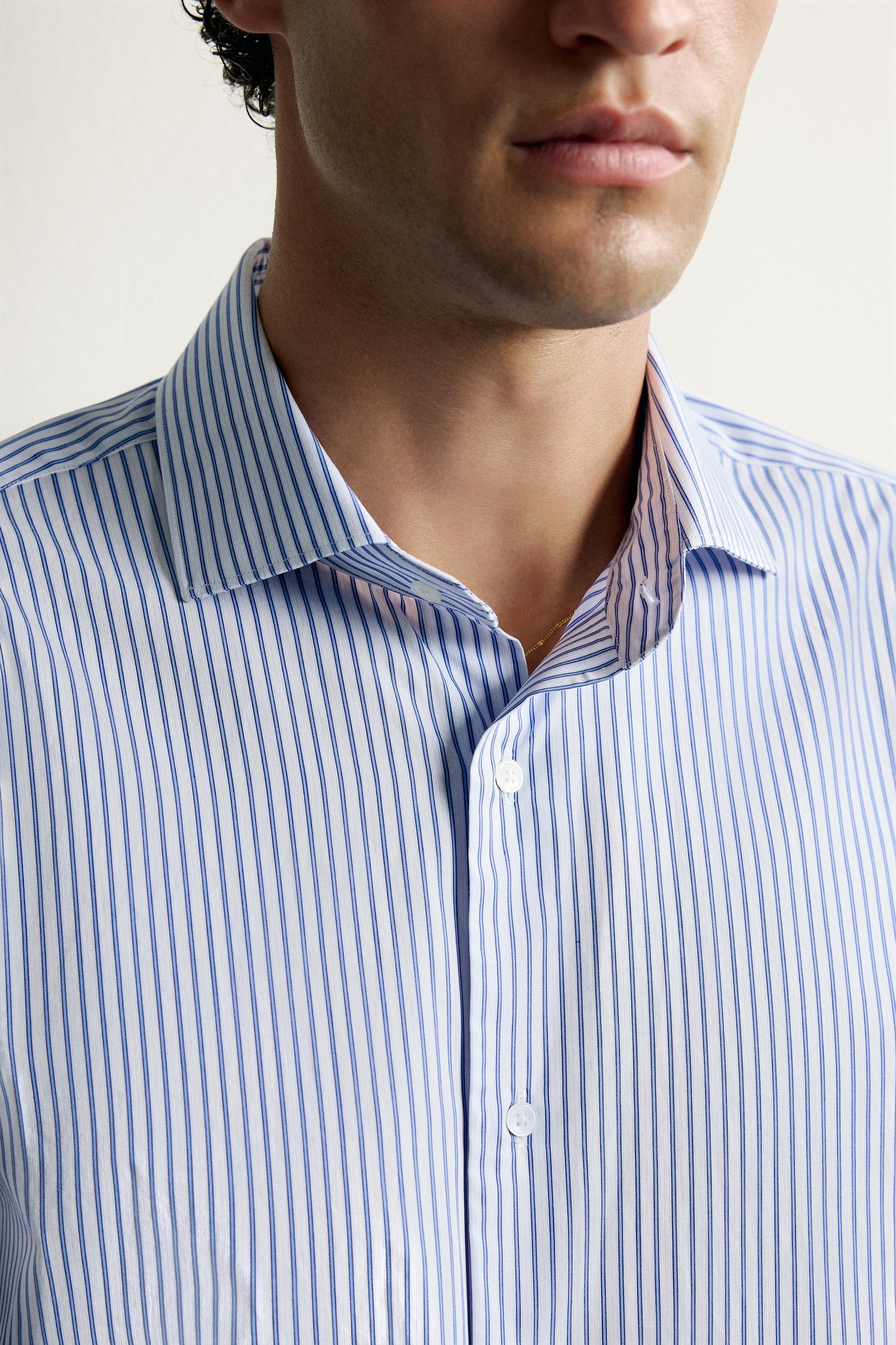 CHEMISE SLIM À RAYURES