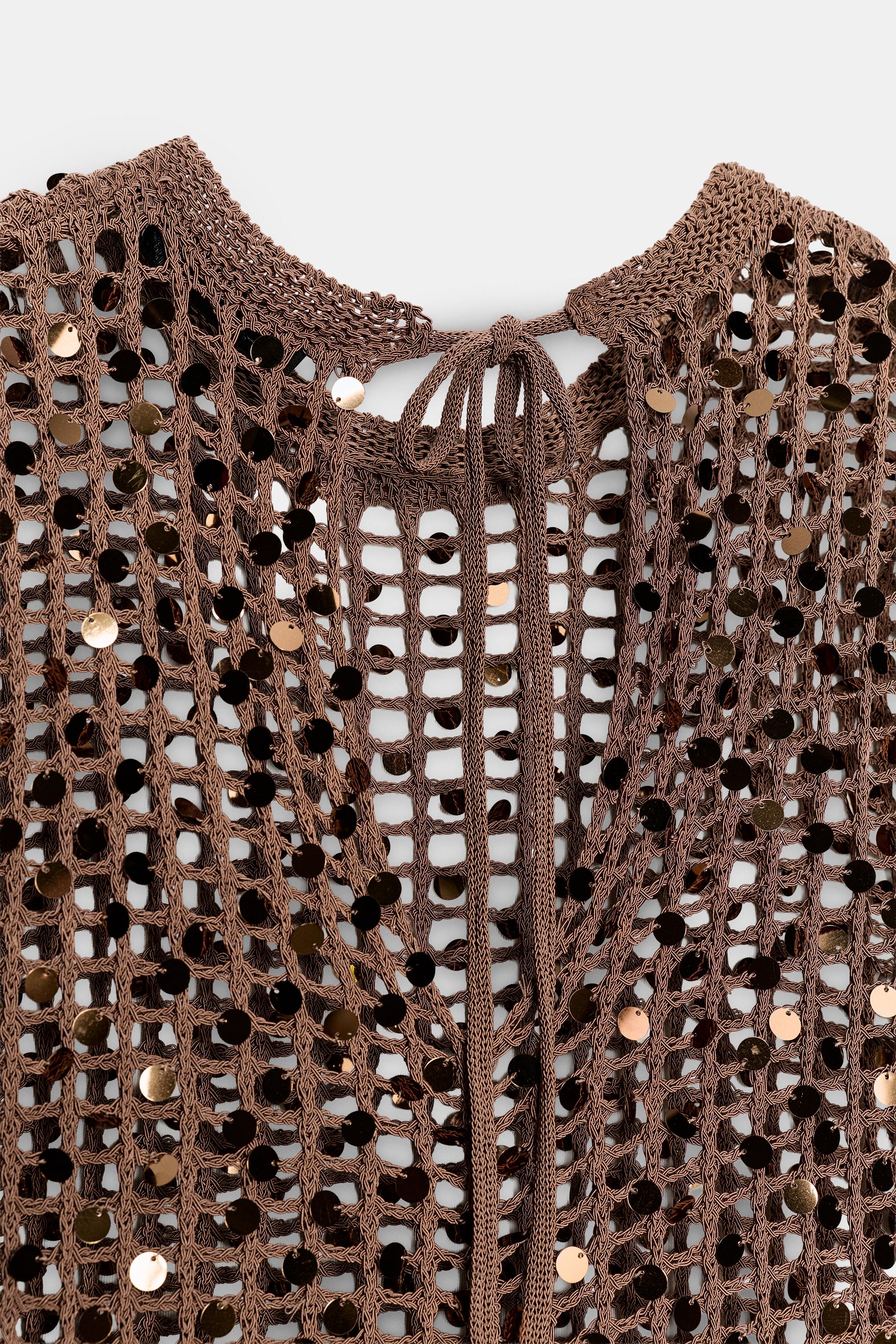 SEQUIN KNIT MAXI DRESS