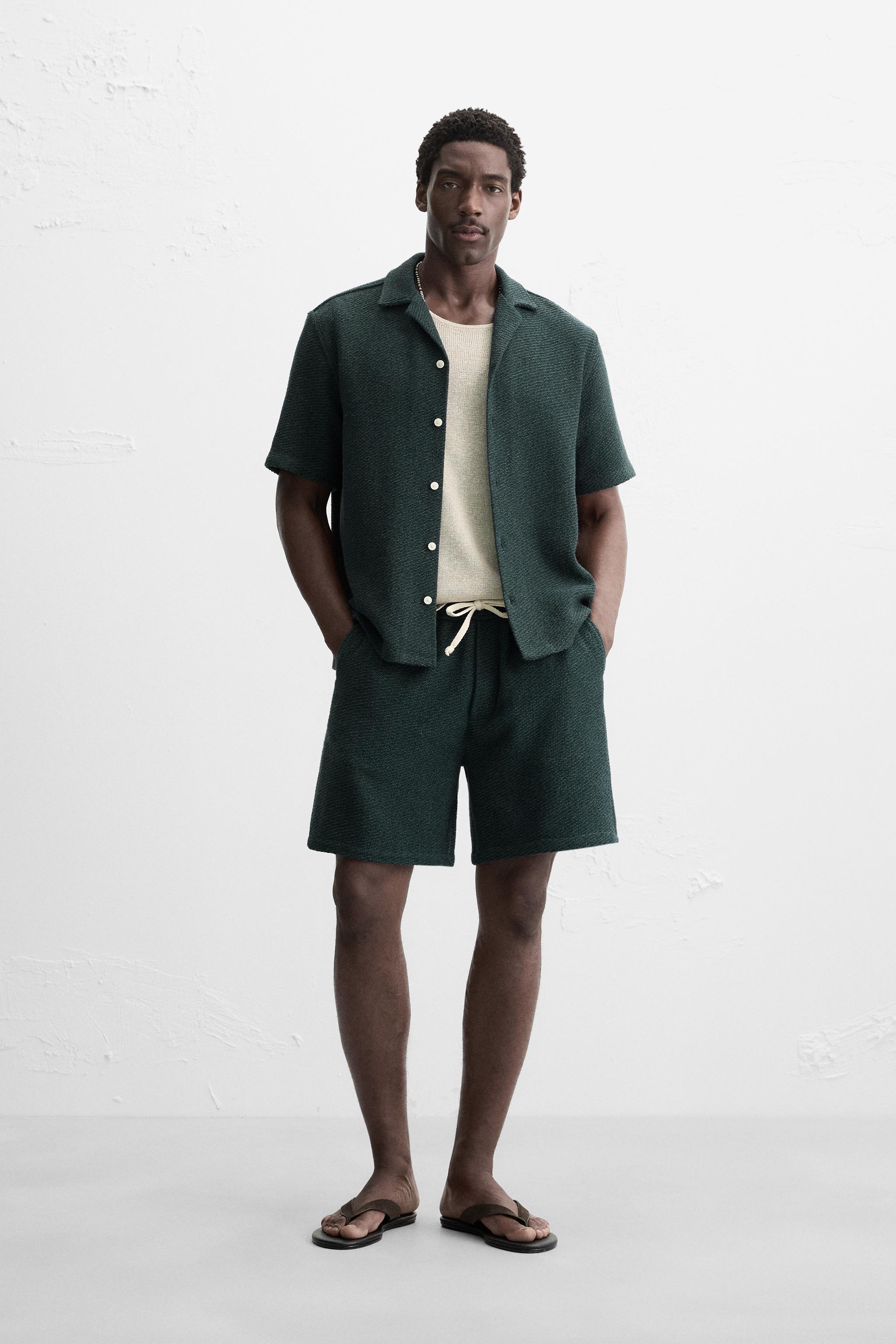 ブルーショートパンツ – メンズ | 最新コレクション | ZARA 日本