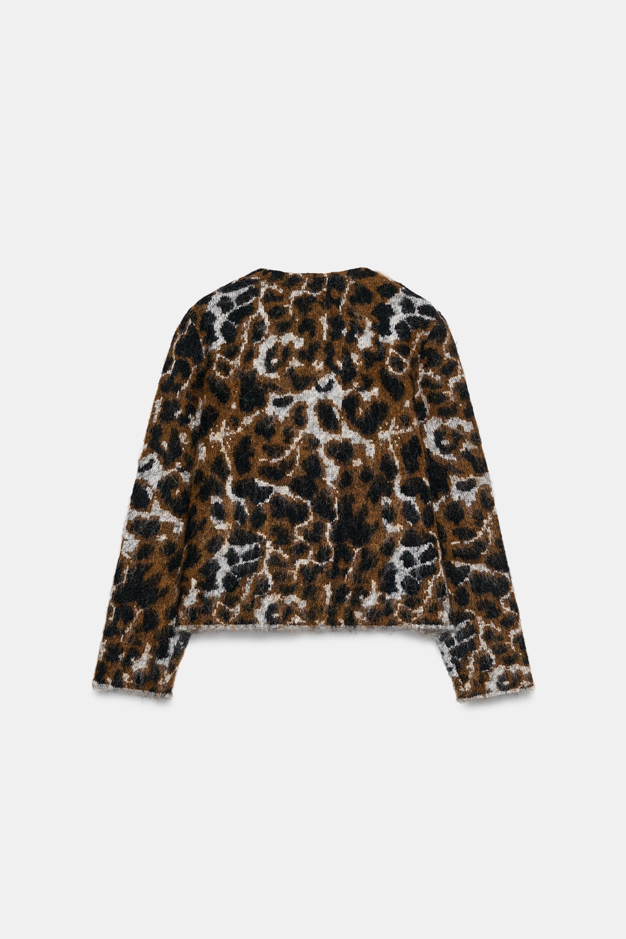 VESTE EN MAILLE JACQUARD ANIMAL