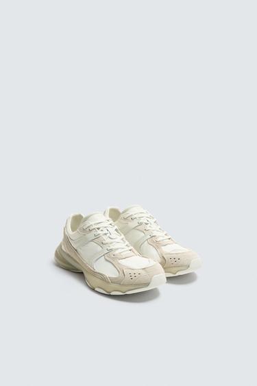 MONOCHROME TRAINERS - White by Zara