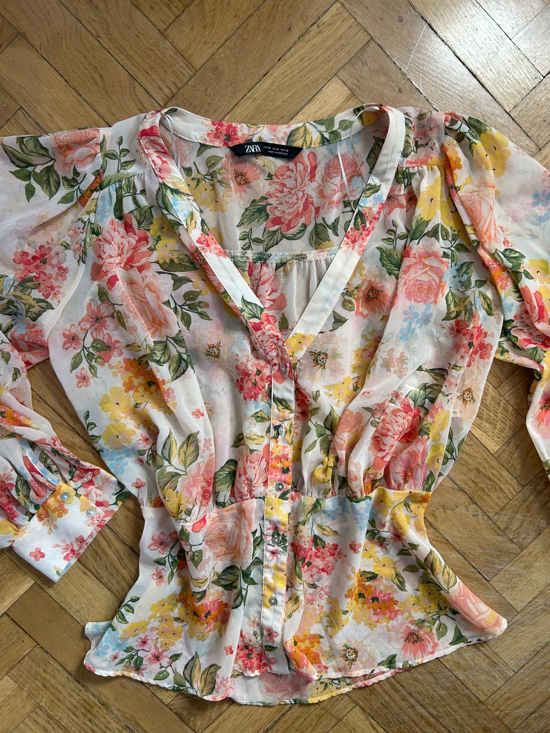 FLORAL PRINT BLOUSE - Image 2