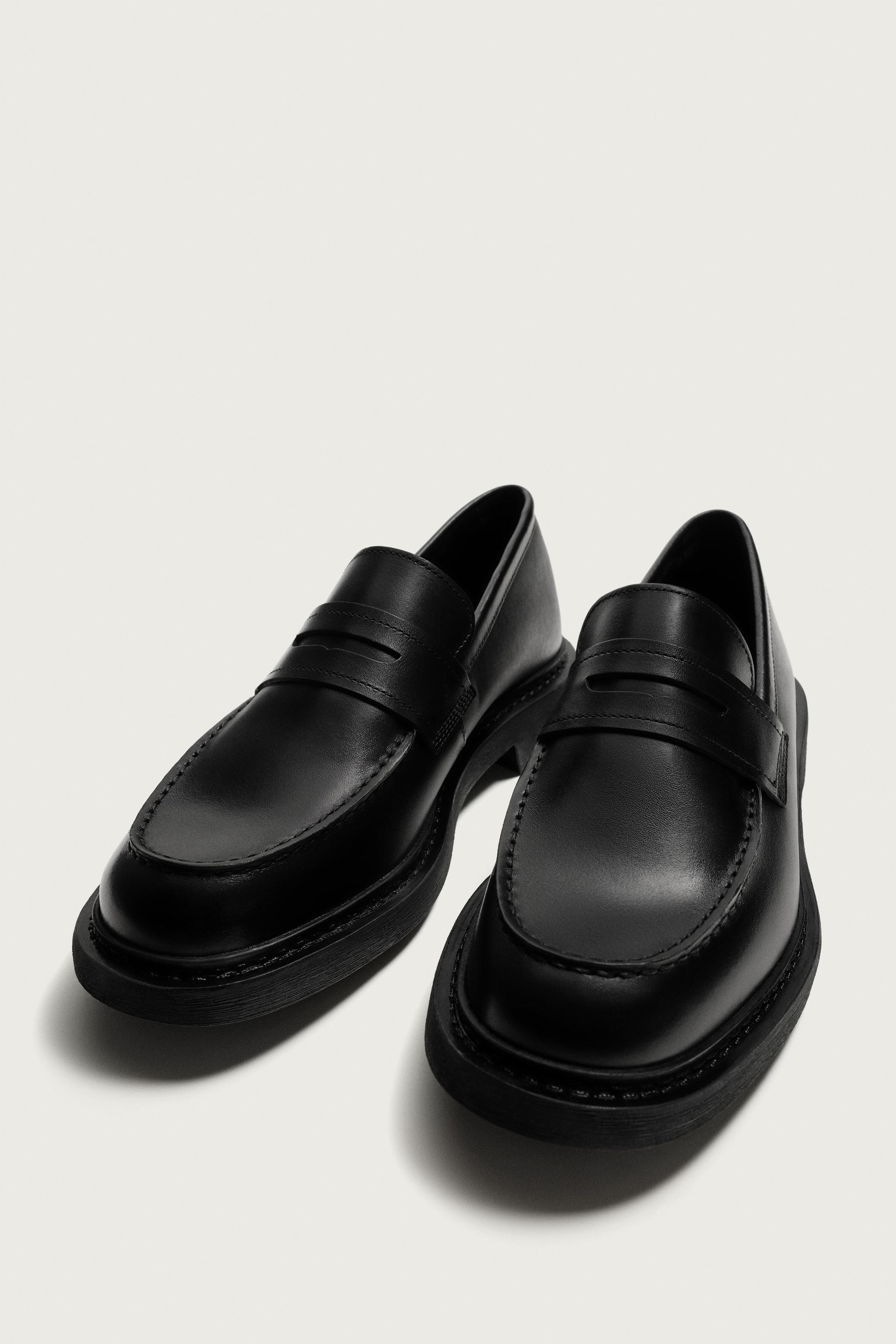 MOCASSINS EN CUIR TRACK À MASQUE