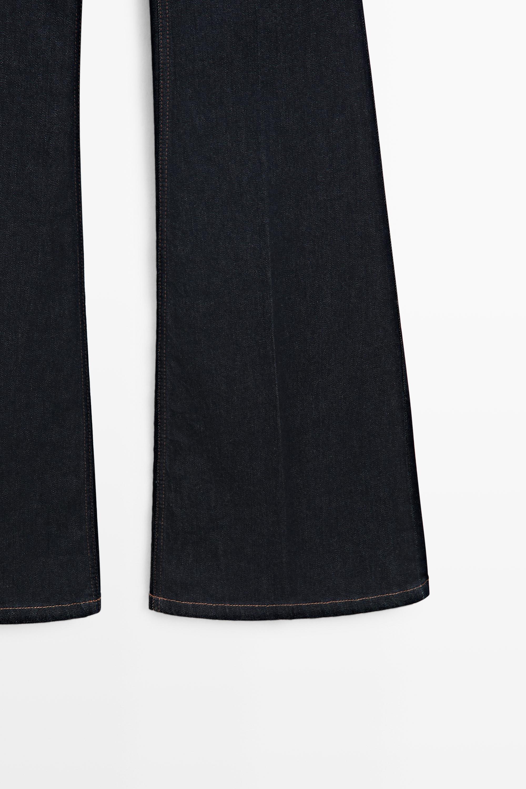 Jean skinny flare taille haute