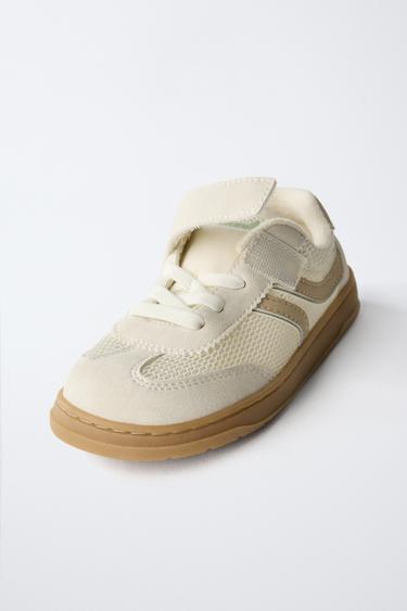 TENNIS BAREFOOT RÉSILLE - Beige clair de Zara - Image 5