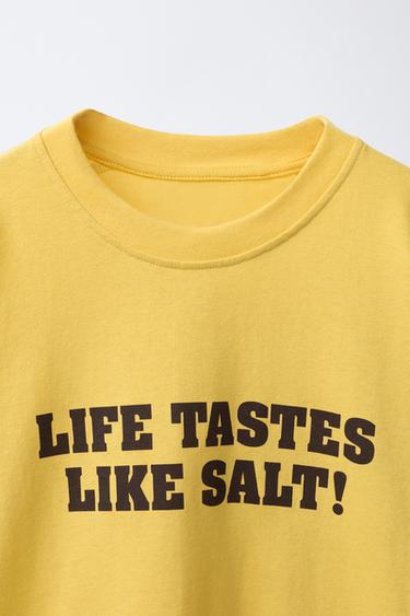 T-SHIRT À INSCRIPTION PUKAS SURF - Jaune de Zara - Image 4