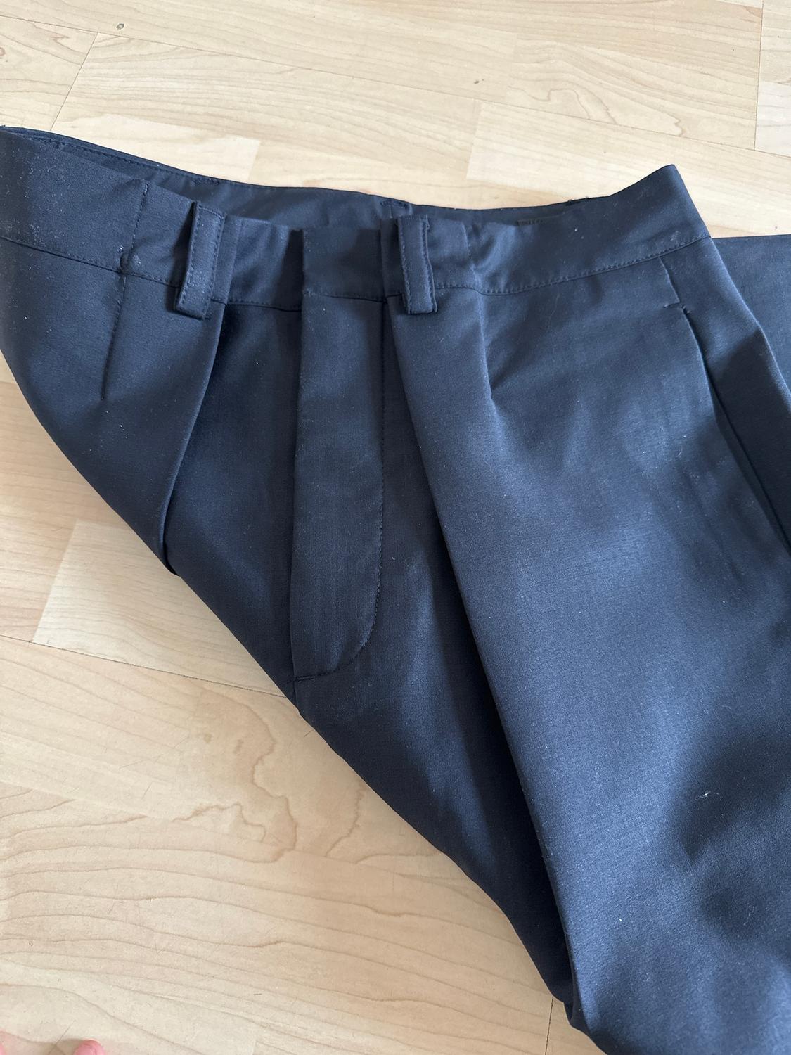 ZW COLLECTION DARTED WOOL BLEND TROUSERS - Image 4