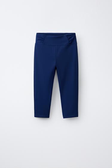 PANTALLONA TREÇEREKËSHE - Blu marinari nga Zara - Imazh 0