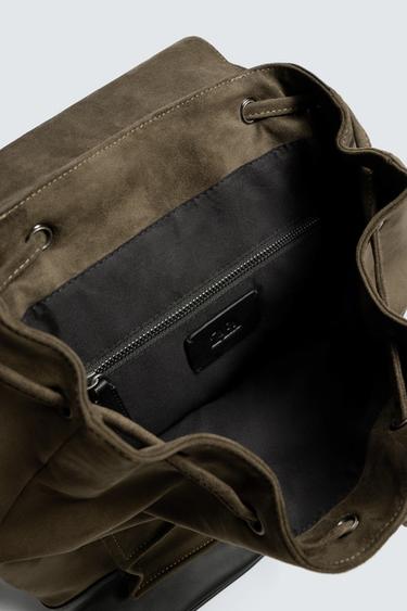 SAC À DOS MULTIPOCHES - Vert kaki de Zara - Image 3