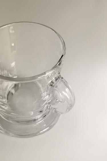 TRANSPARENT GLASS ESPRESSO CUP -  by Zara - Image 2