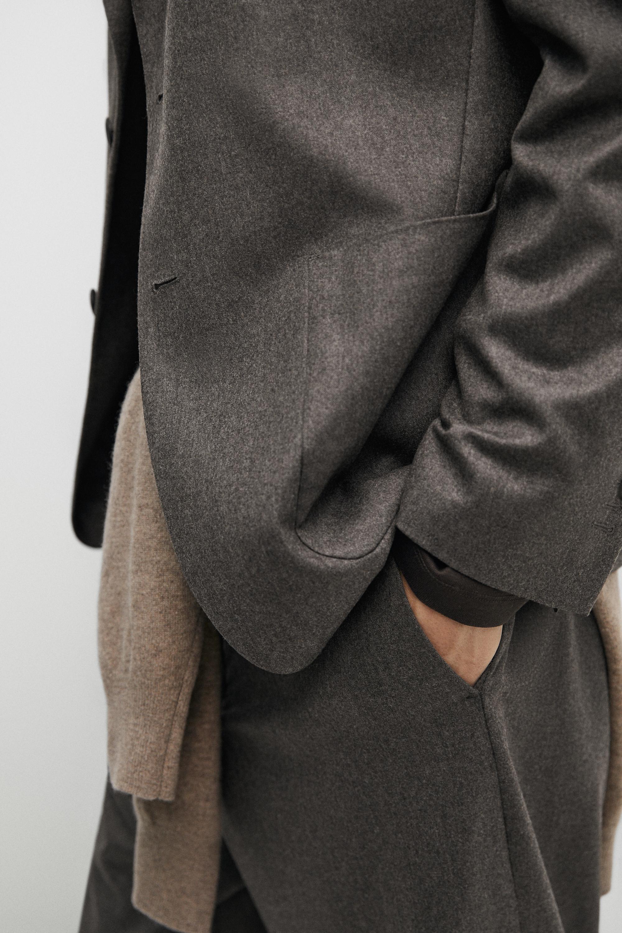100% wool suit blazer