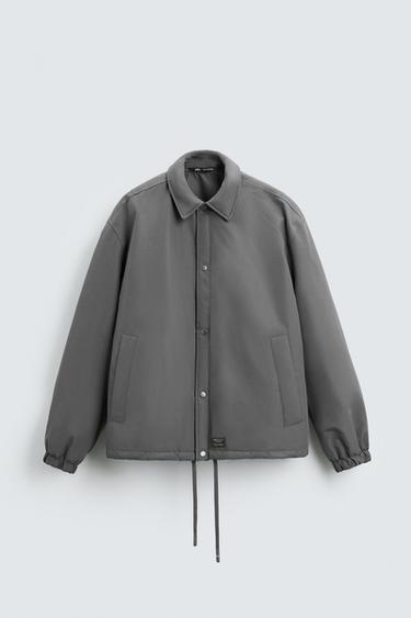 CAZADORA TÉCNICA ACOLCHADA - Gris medio de Zara