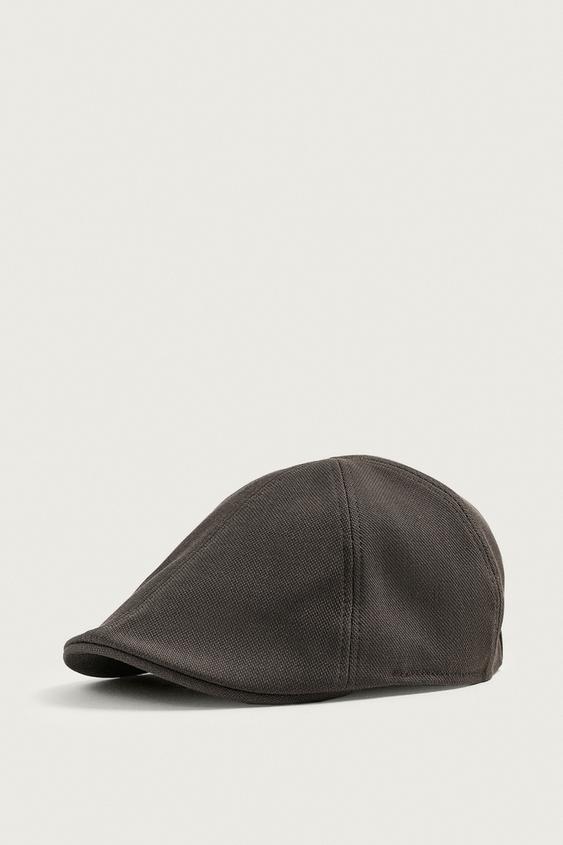 BOINA PATA DE GALLO - Khaki de Zara - Imagen 0