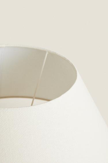 LAMPE DE TABLE BASE FAÏENCE GRAND FORMAT - Écru de Zara - Image 2