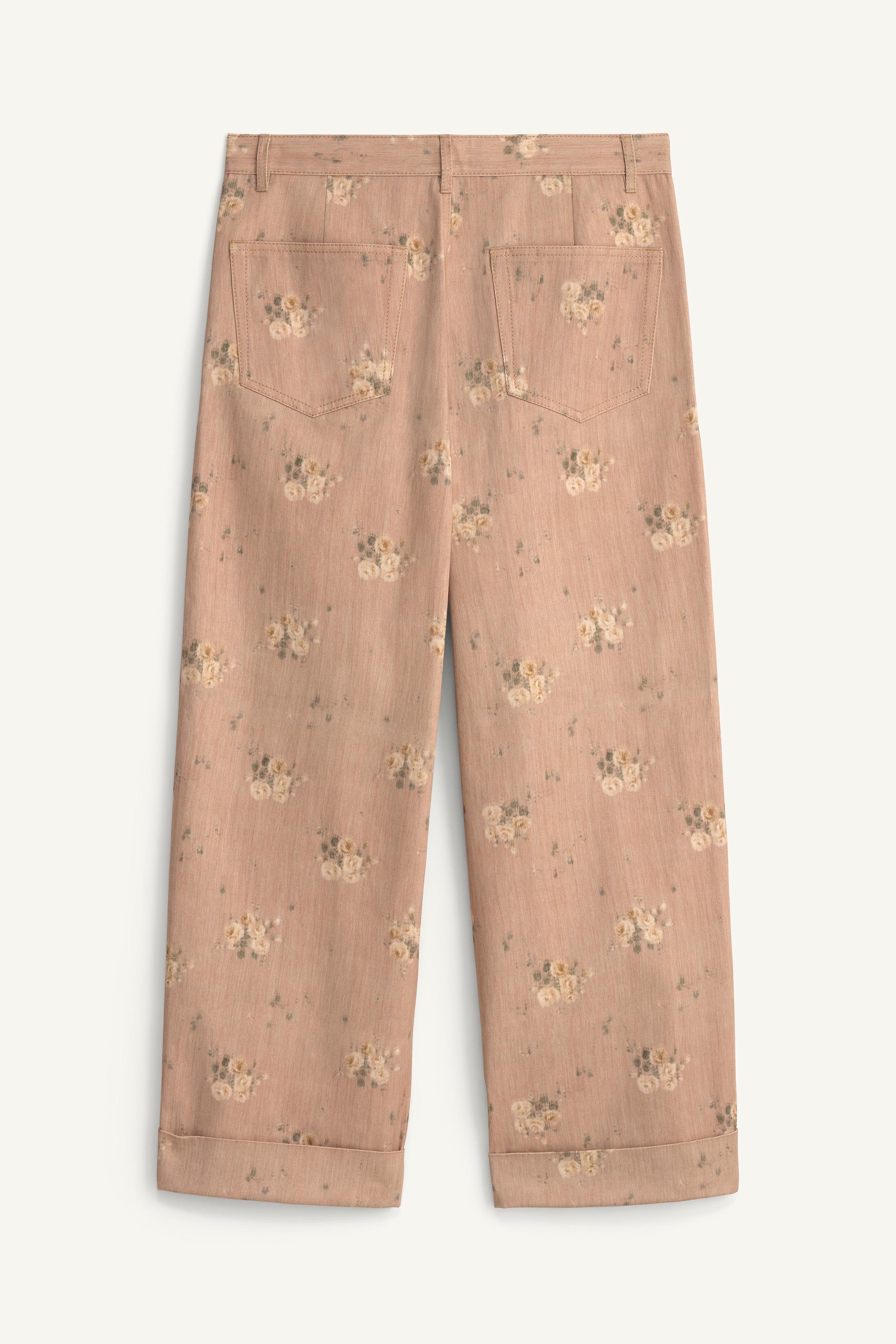 LIMITED EDITION FLORAL PRINT PANTS
