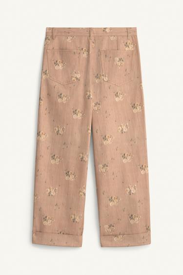 PANTALON IMPRIMÉ FLEURS LIMITED EDITION - Imprimée de Zara - Image 6