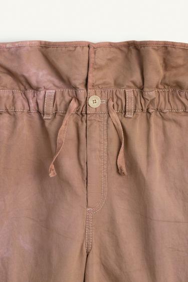 PANTALON TIE DYE - Rouge orangé de Zara - Image 6